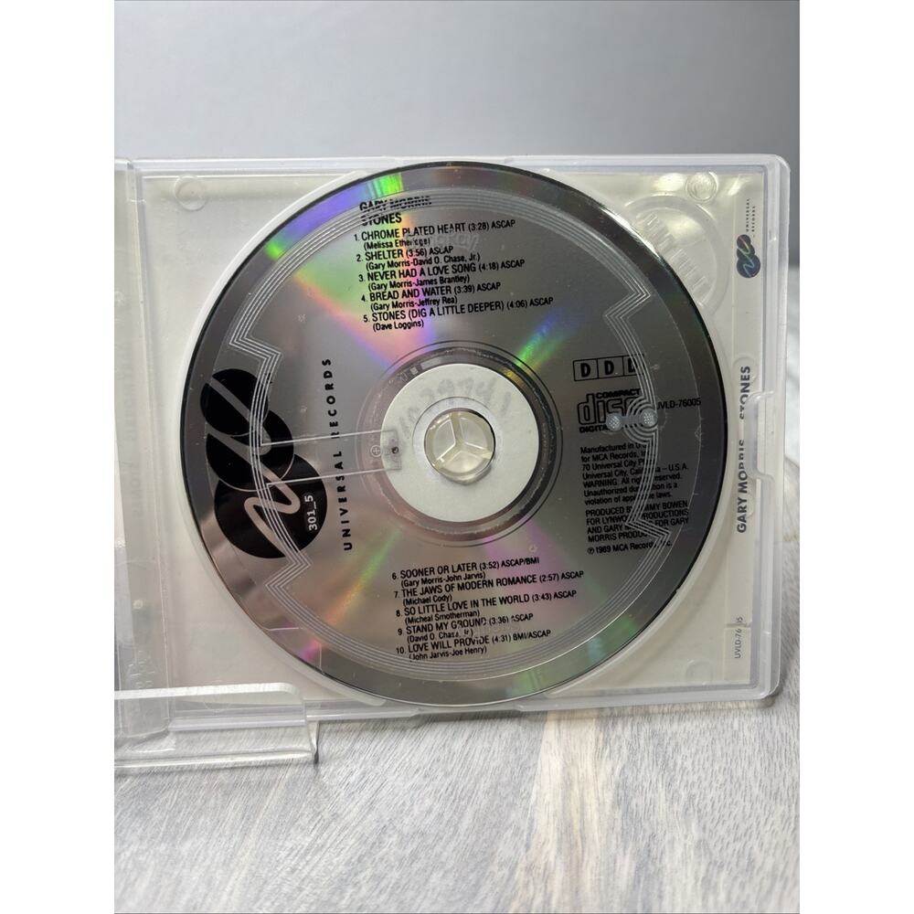 Gary Morris – Stones (CD, Warner Bros., Library Copy) - Picture 4 of 5